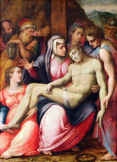 La Deposición, c.1540 de Giorgio Vasari